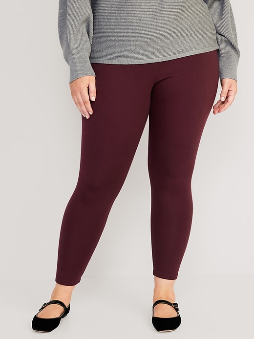Image number 6 showing, High Waisted Fleece-Lined Leggings for Women