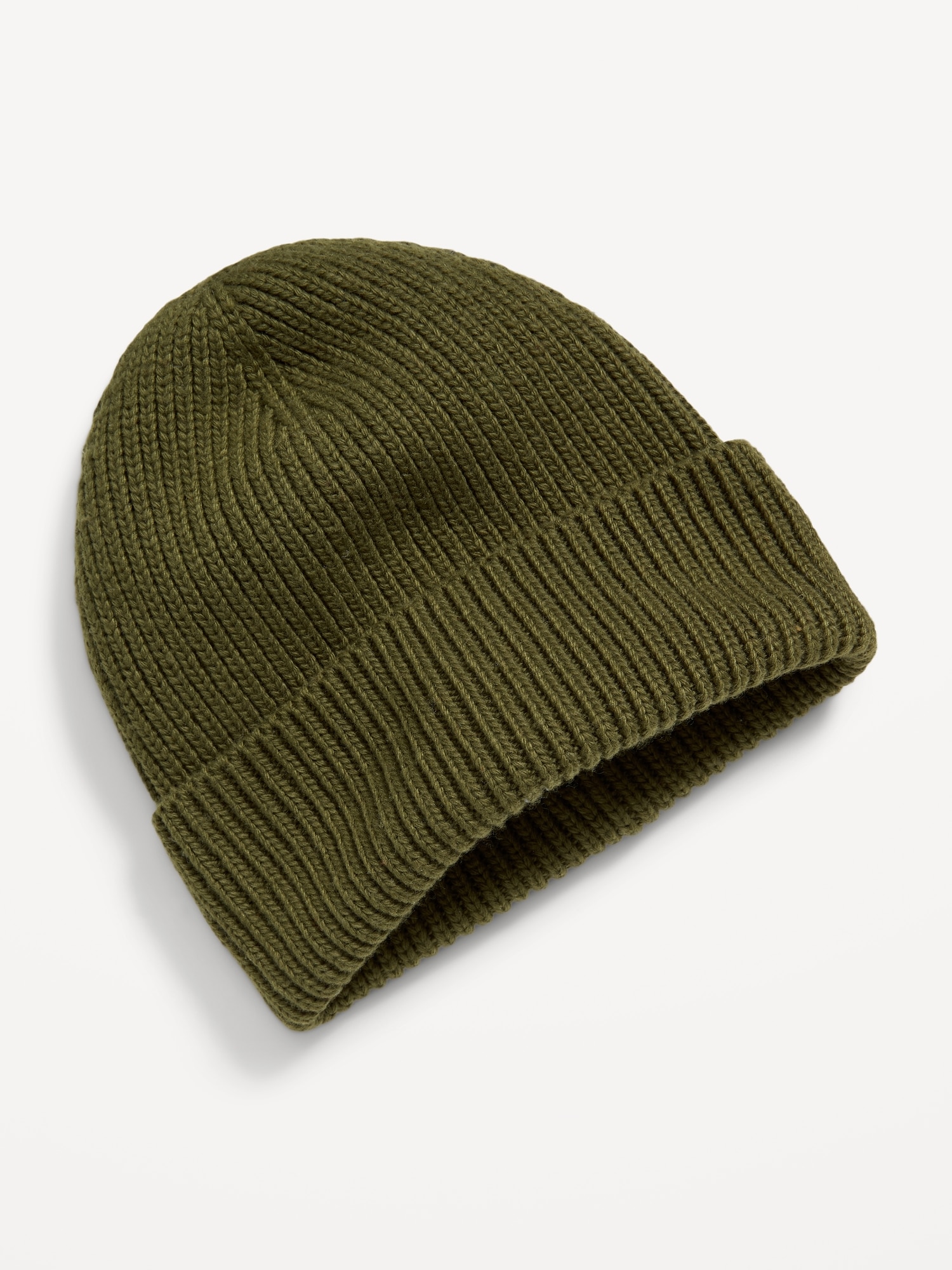 Gender-Neutral Rib-Knit Old | Adults Beanie for Navy