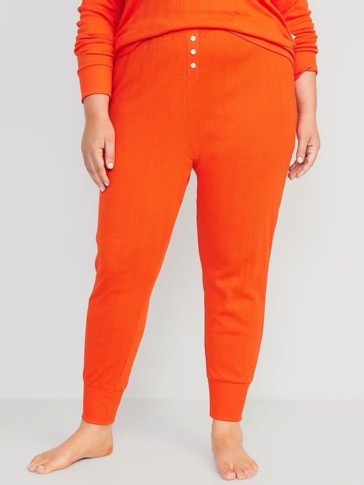 Image number 7 showing, High-Waisted Pajama Jogger Pants