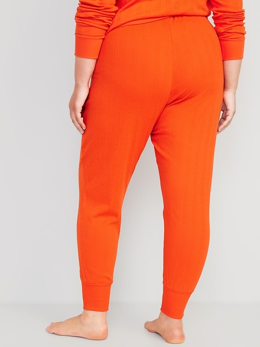 Image number 8 showing, High-Waisted Pajama Jogger Pants