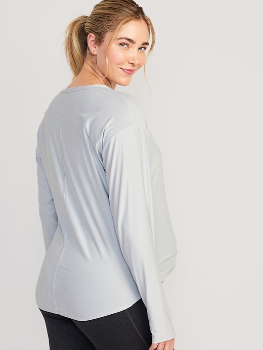 Image number 5 showing, Maternity Long Sleeve Cloud 94 Soft Twist-Front Top