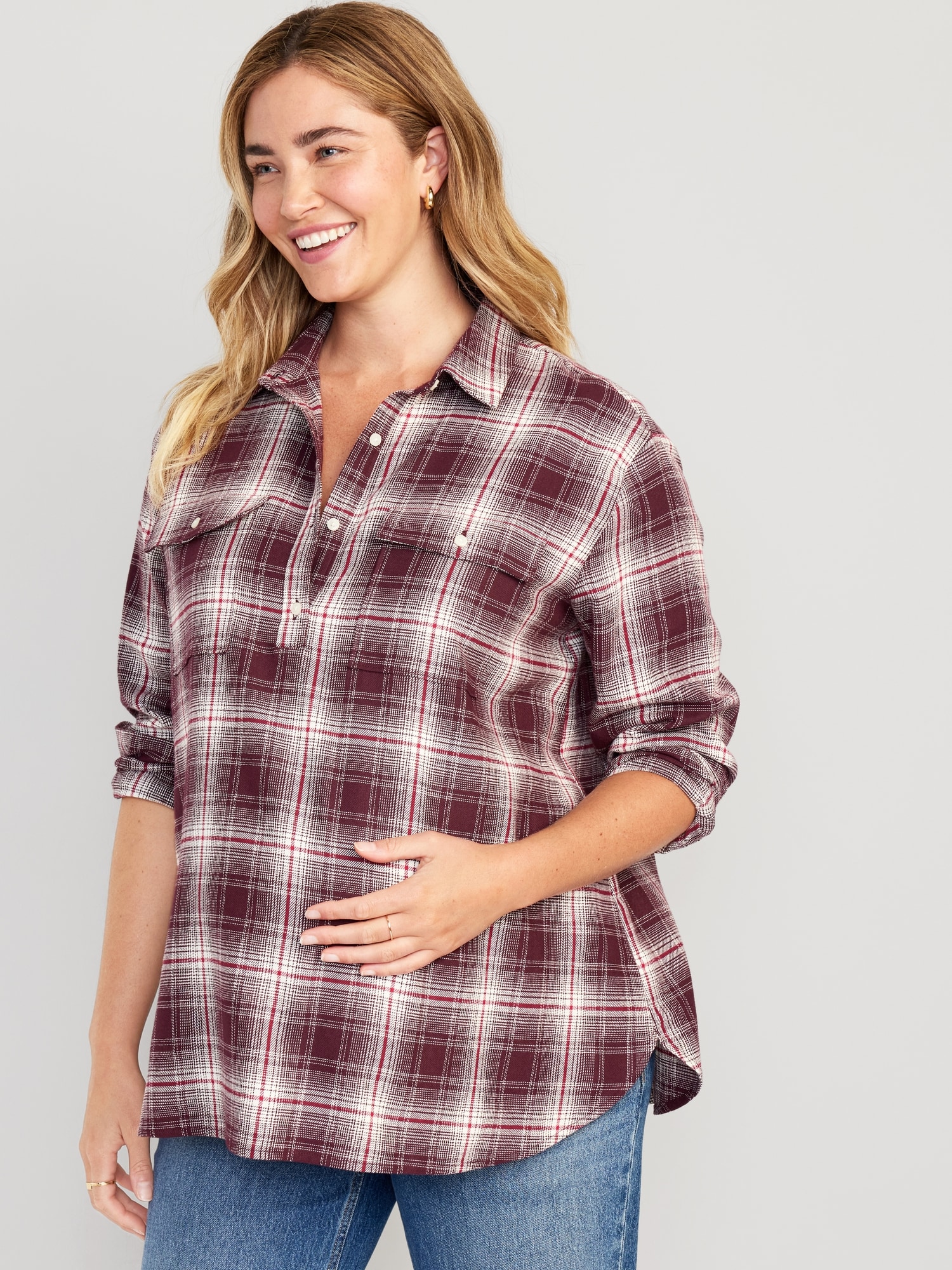 Relaxed Classic Flannel Shirt