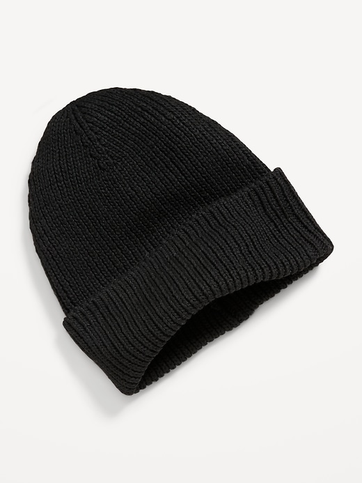 View large product image 1 of 1. Gender-Neutral Rib-Knit Beanie for Adults