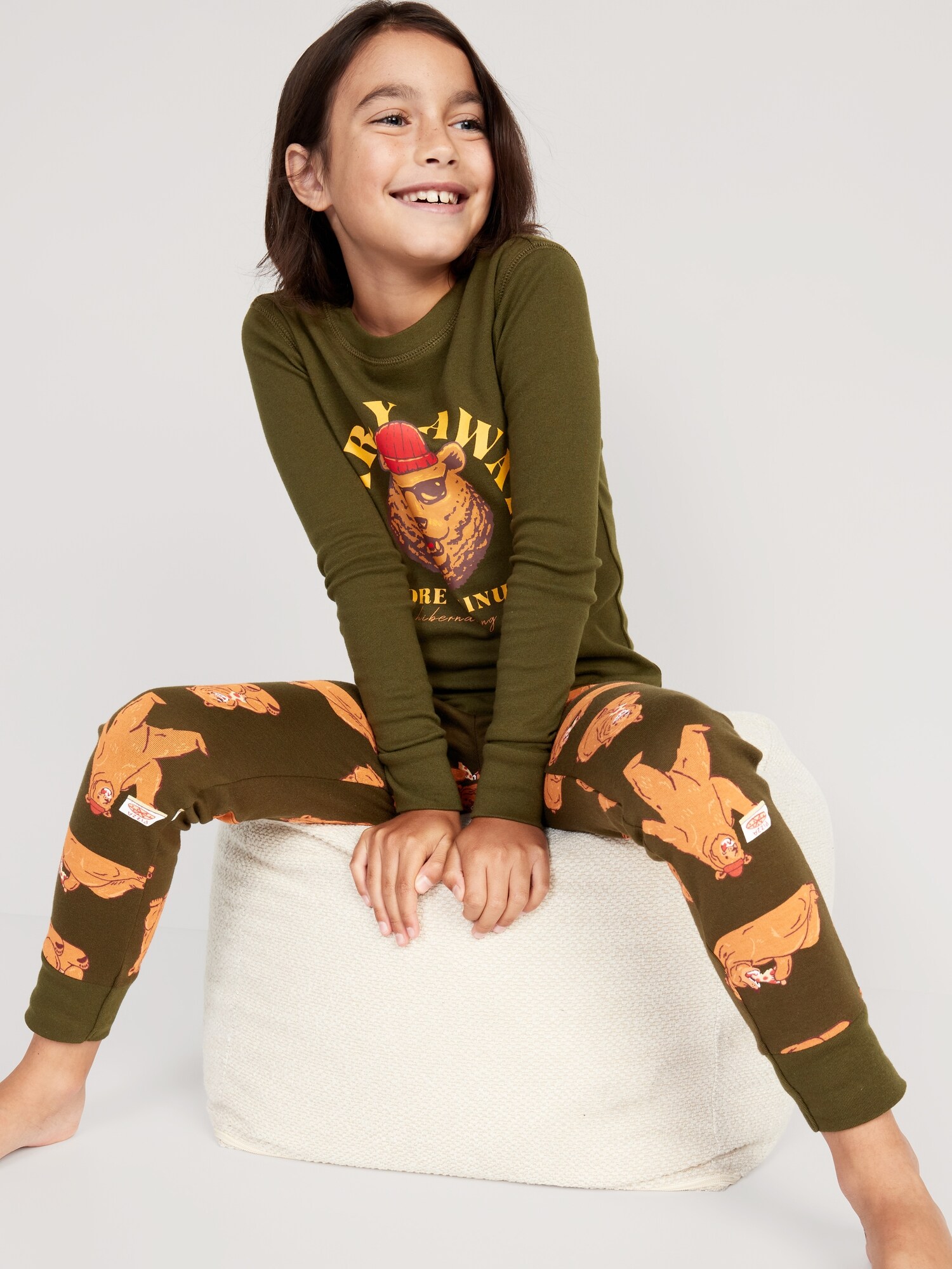Gender-Neutral Graphic Snug-Fit Pajama Set for Kids | Old Navy
