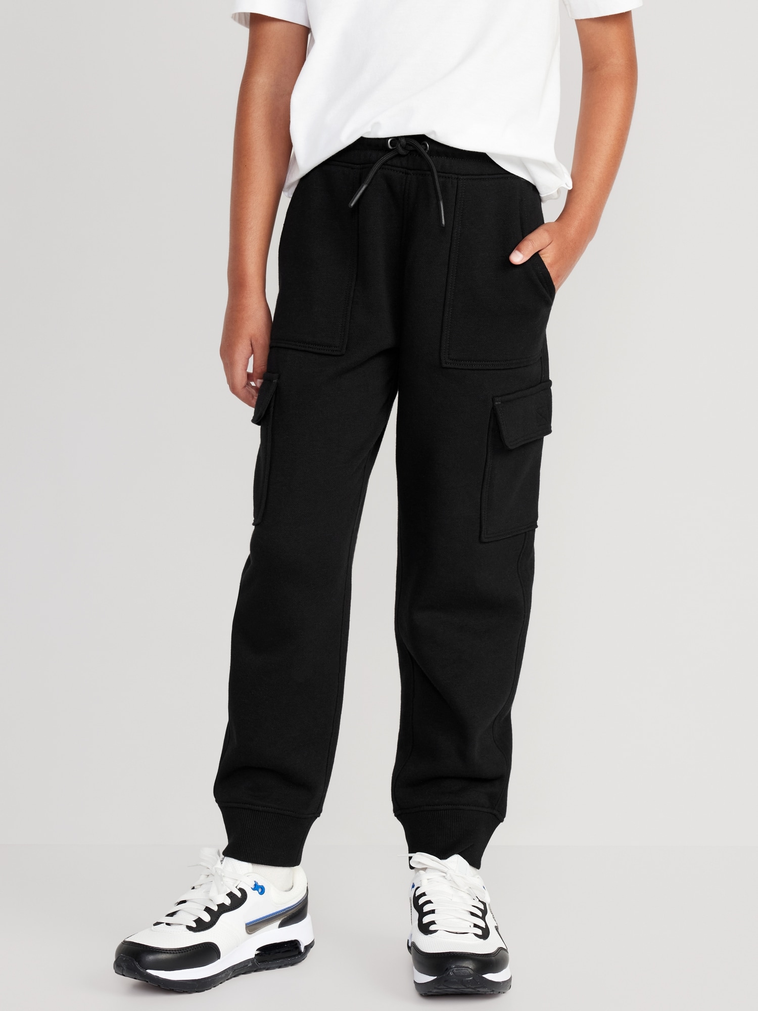 Butter Jogger With Side Cargo Pockets in Charcoal – Max & Addy