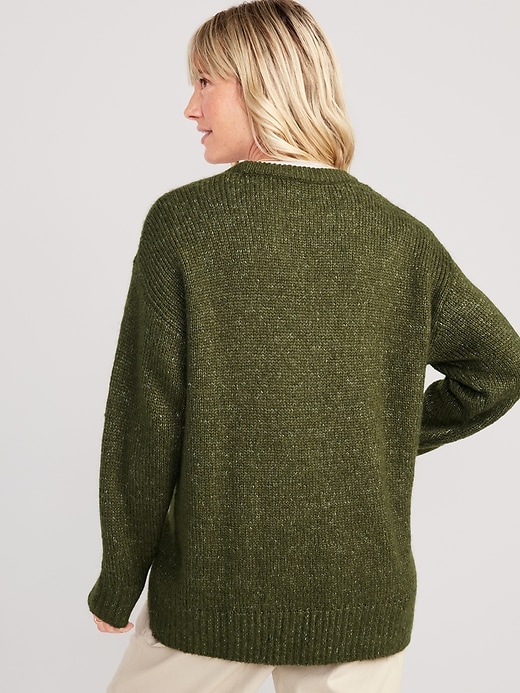 Image number 2 showing, Crew-Neck Tunic Sweater