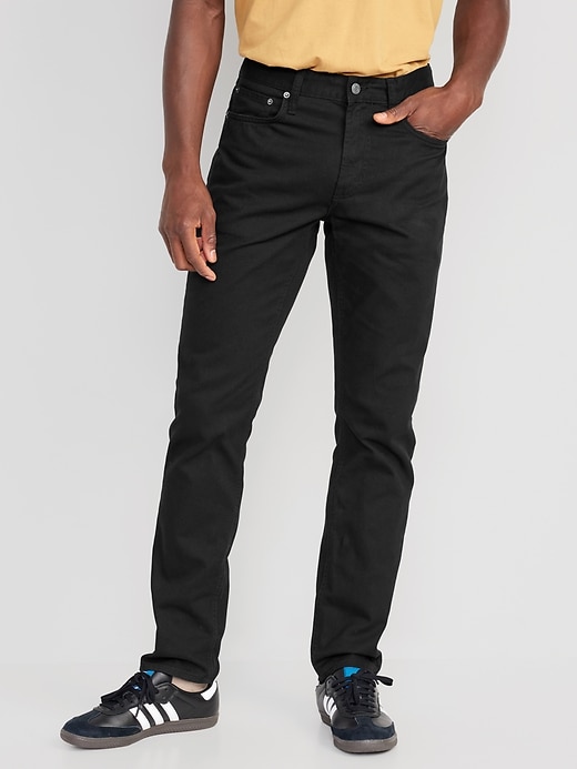 Image number 1 showing, Wow Slim Non-Stretch Five-Pocket Pants