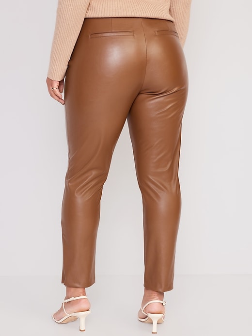 Image number 6 showing, Extra High-Waisted Faux Leather Pants