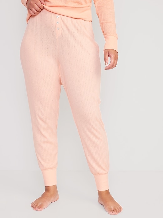 Image number 5 showing, High-Waisted Pajama Jogger Pants