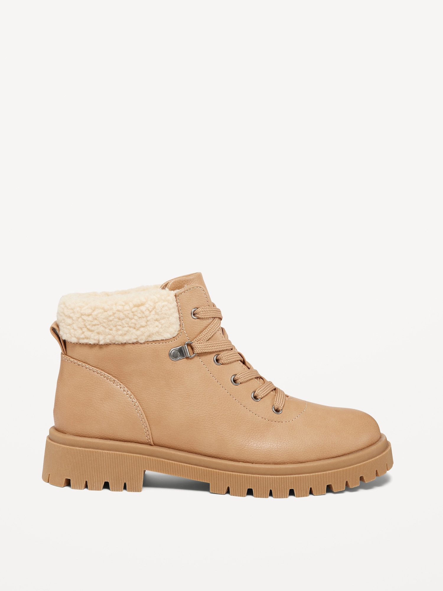 Faux Leather Hiking Boot | Old Navy