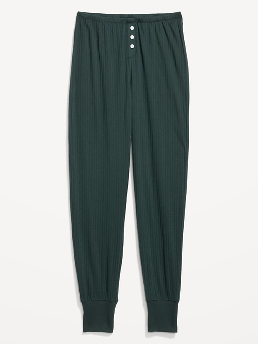 Image number 4 showing, High-Waisted Pajama Jogger Pants