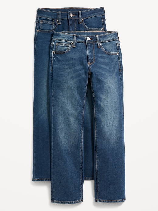 View large product image 1 of 4. Built-In Flex Straight Jeans 2-Pack for Boys