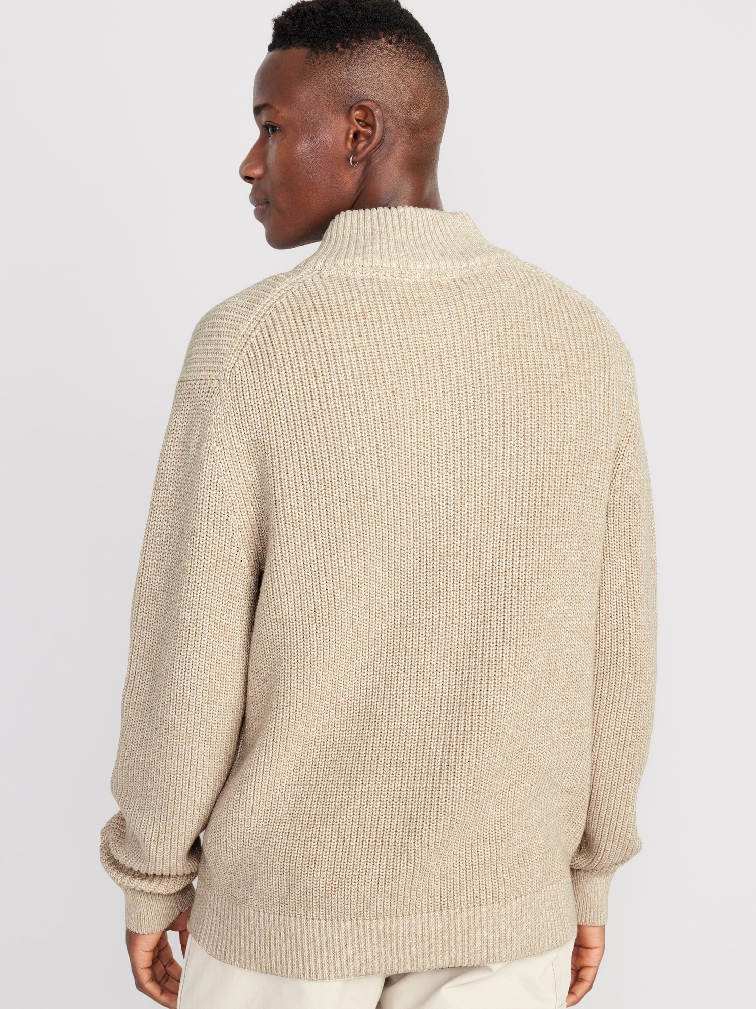 Ribbed knit sweater - Men