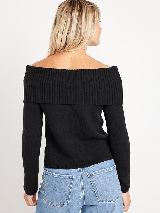 Old navy off 2025 the shoulder sweater