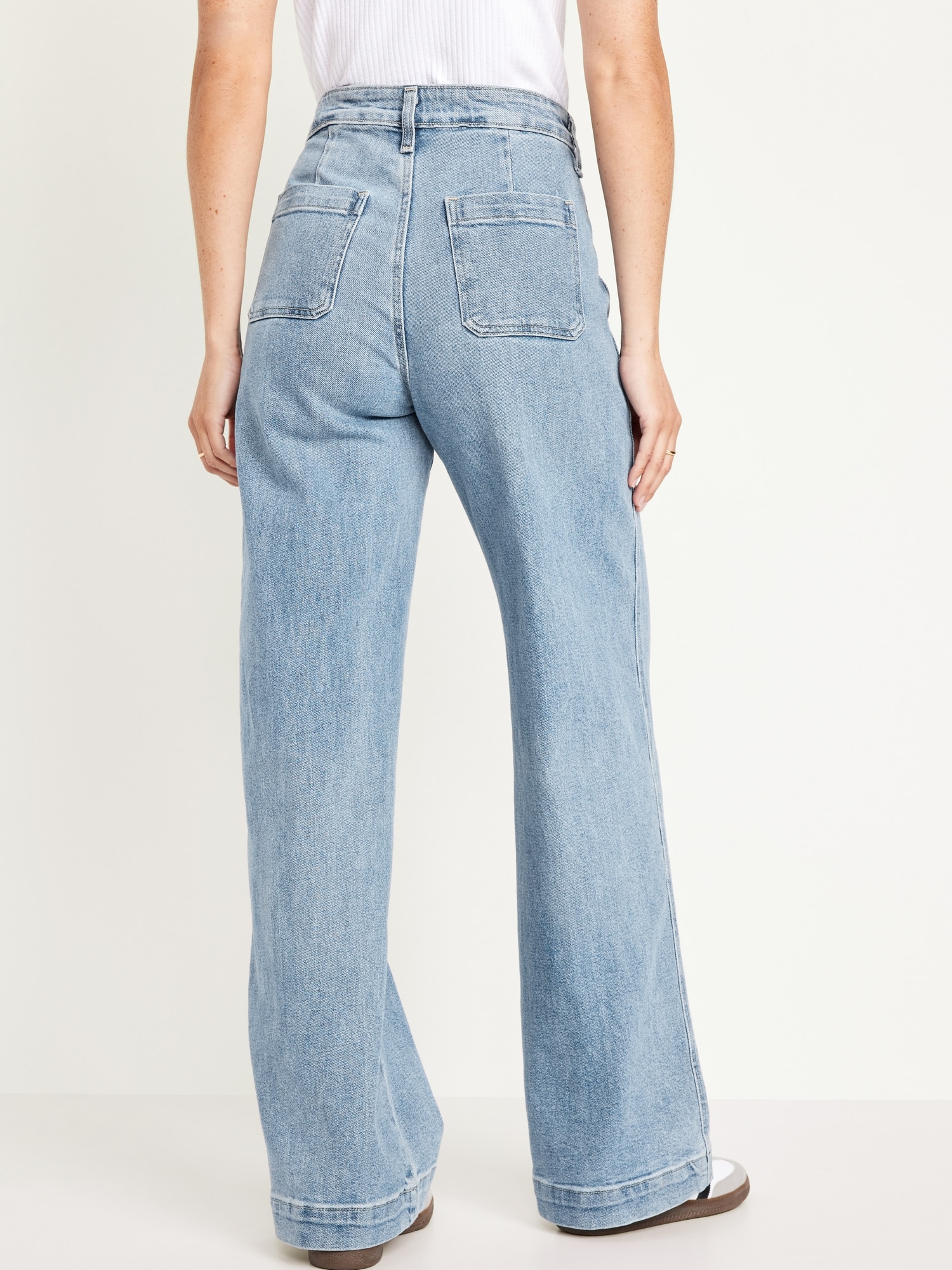 Old Navy Extra High-Waisted Wide-Leg Jeans for Women - ShopStyle