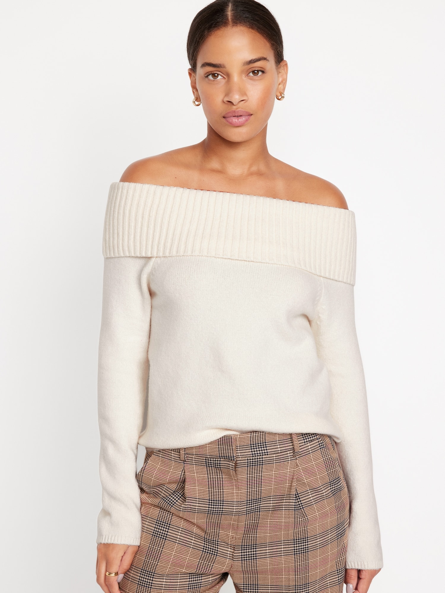 Slouchy Off Shoulder Sweater