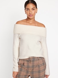 SoSoft Off the Shoulder Sweater Old Navy