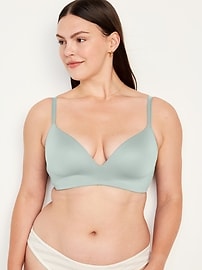 Auden Plus Size Lightly Lined Wirefree T-shirt Bra 46d Black Full Coverage  for sale online