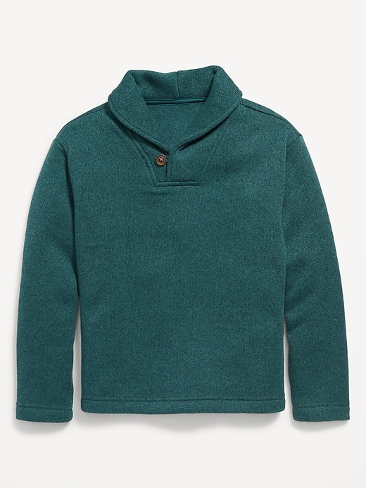 View large product image 2 of 3. Long-Sleeve Sweater-Fleece Pullover Sweater for Boys