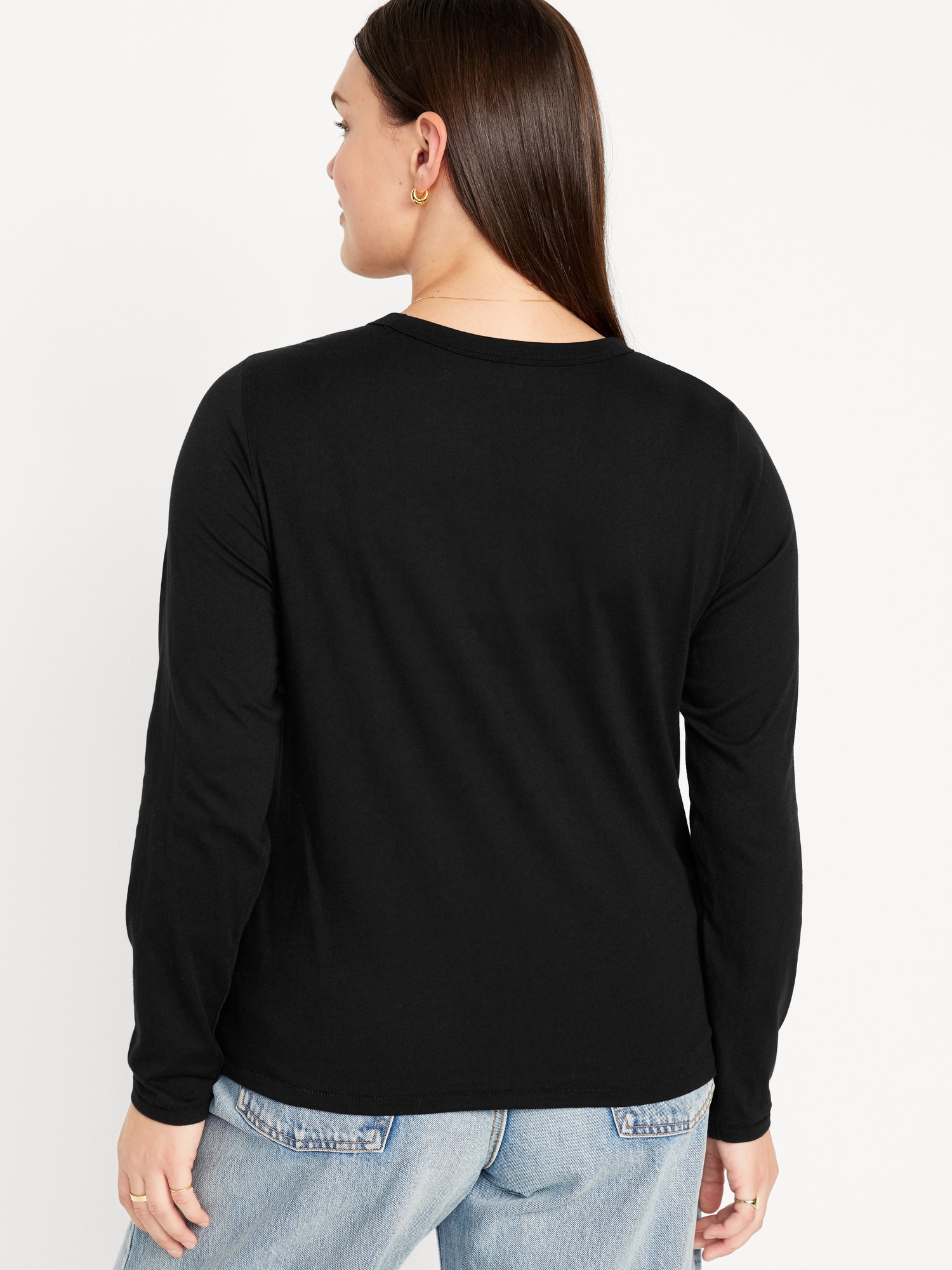 Long-Sleeve | Navy T-Shirt Old for EveryWear Women