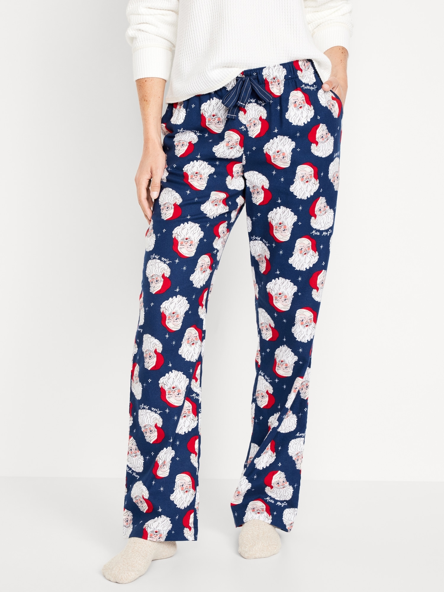 NWT Old Navy Red Pine Tree Thermal Knit Pajama Pants Sleep Leggings Women  SMLXL