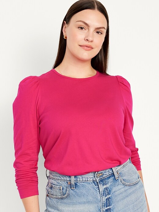 Image number 5 showing, EveryWear Puff-Sleeve Top