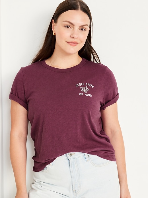 EveryWear Slub-Knit Graphic T-Shirt for Women | Old Navy