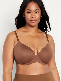 View large product image 4 of 5. Full-Coverage Underwire Demi Bra