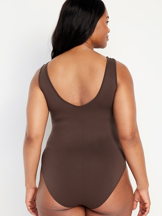 Image number 6 showing, Seamless Base-Layer Tank Top Bodysuit