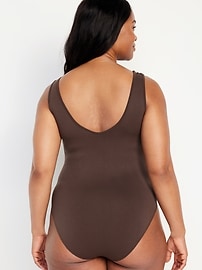 View large product image 6 of 6. Seamless V-Neck Tank Bodysuit