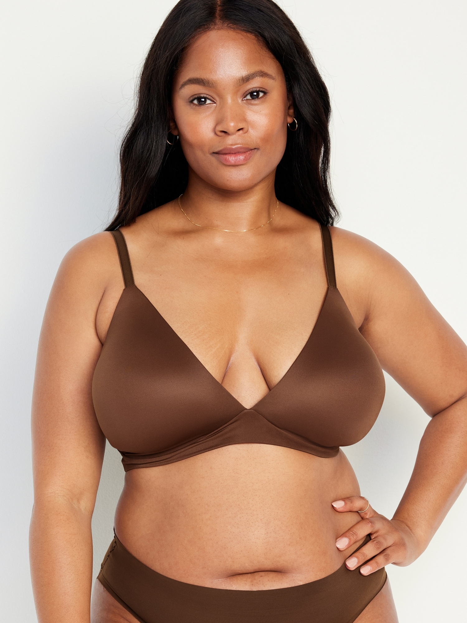 6IXTY8IGHT Underwired Bra with Soft Cups Elements Size 70 °C Cup Brown :  : Fashion