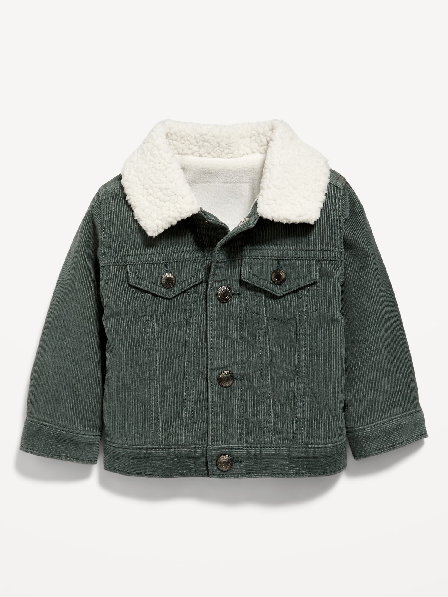 Unisex SherpaTrim Trucker Corduroy Jacket for Baby Old Navy