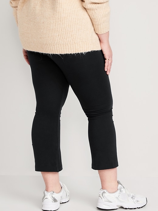 High-Waisted Cropped Flare Leggings for Women | Old Navy