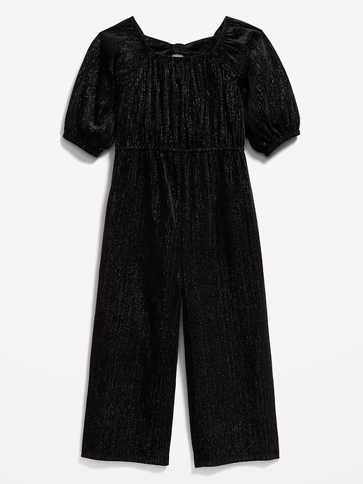 Velvet PuffSleeve OnePiece Jumpsuit for Toddler Girls Old Navy
