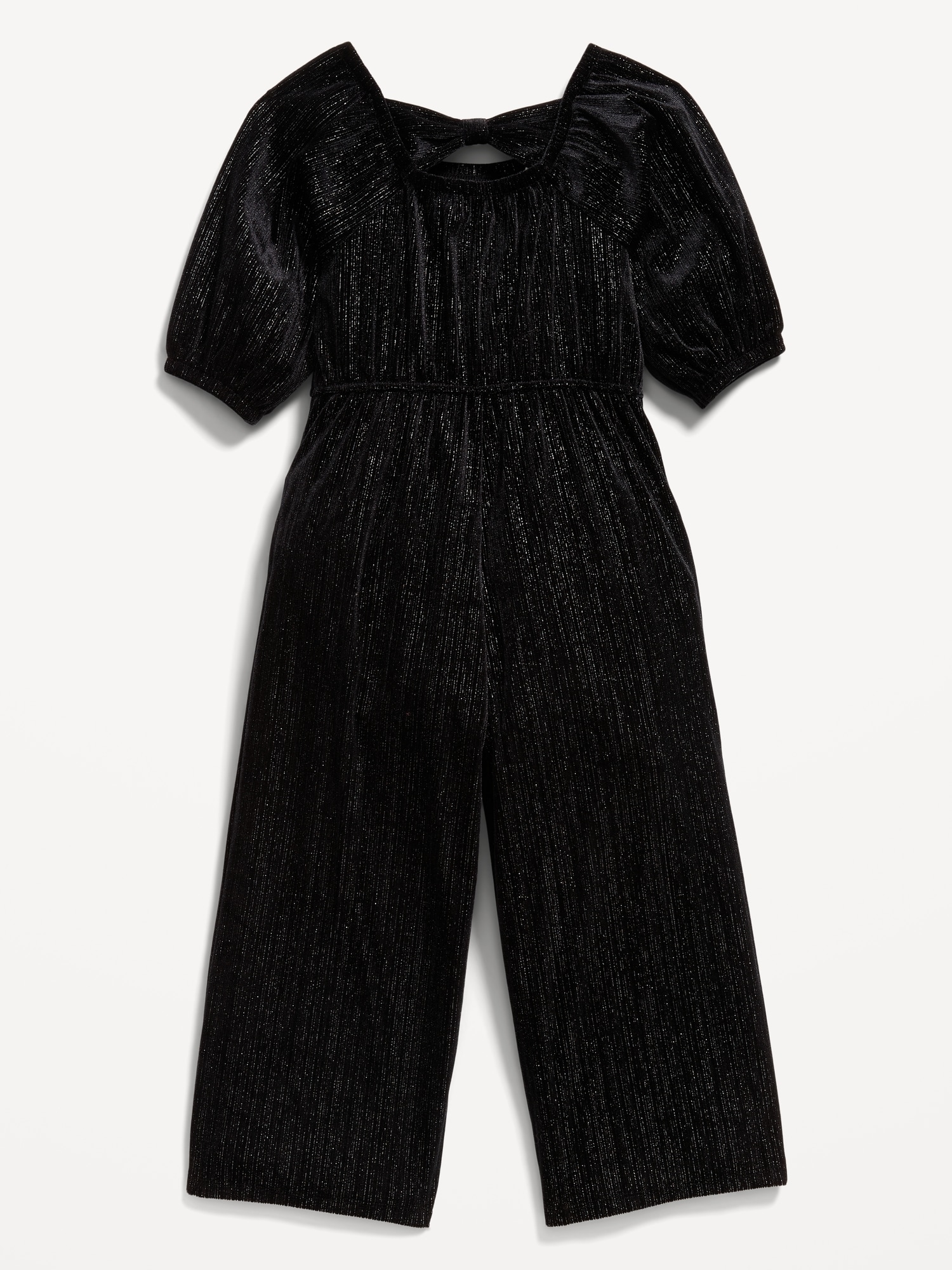 Velvet PuffSleeve OnePiece Jumpsuit for Toddler Girls Old Navy