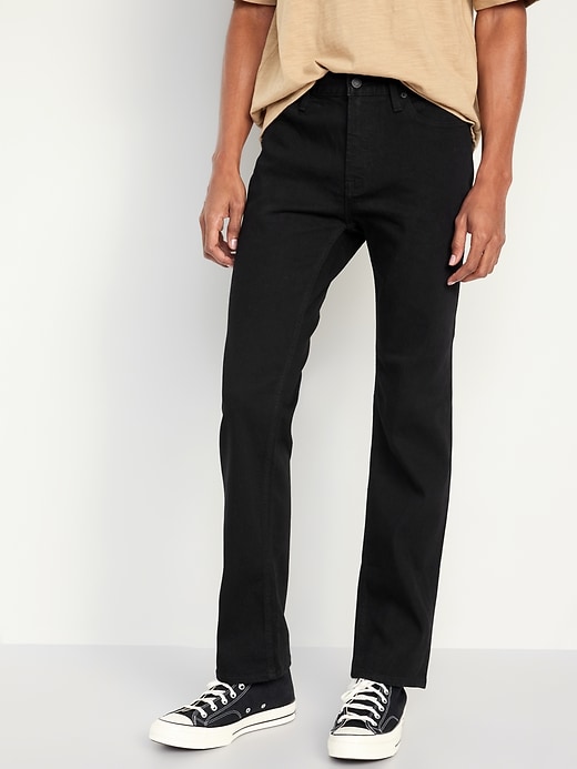 Image number 1 showing, Straight Black Jeans
