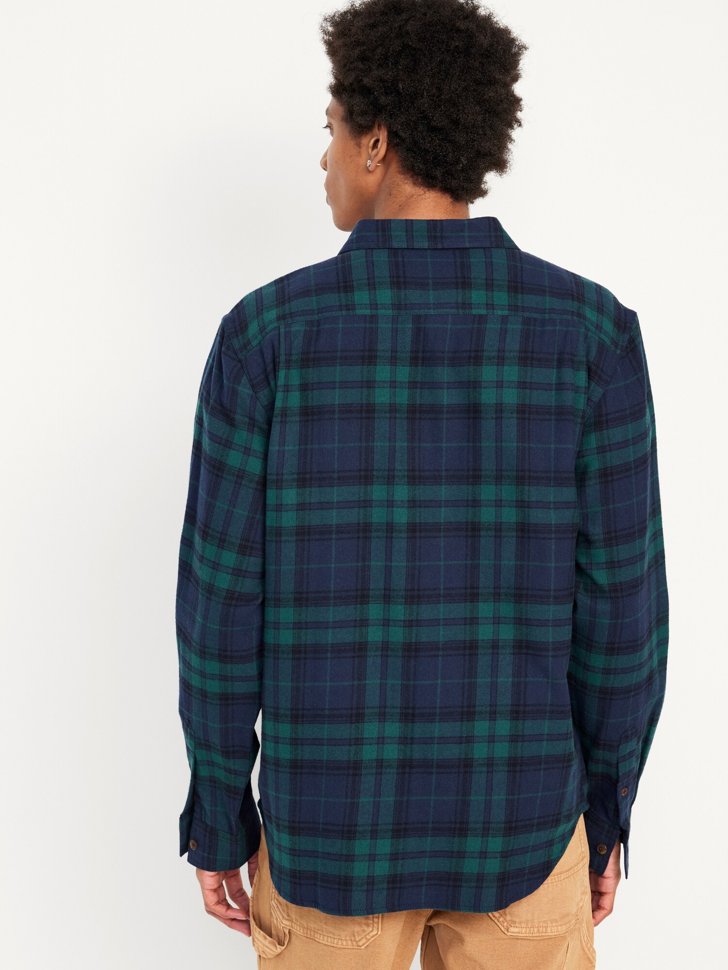 Soft-Brushed Flannel Shacket for Men | Old Navy