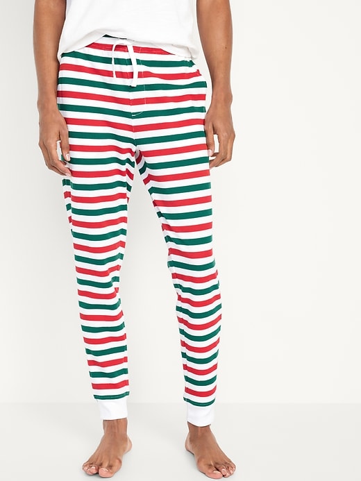 View large product image 1 of 3. Waffle-Knit Jogger Pajama Pants