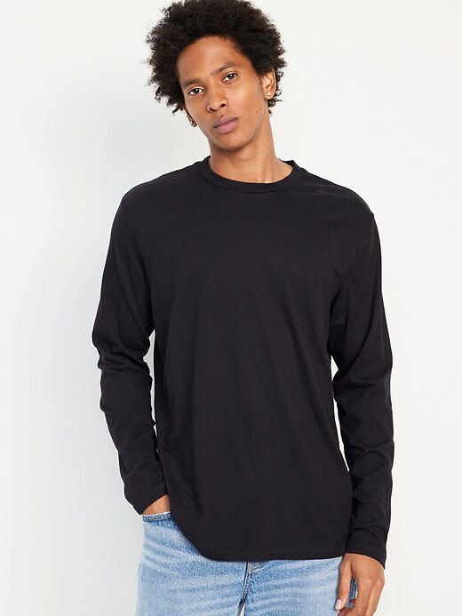 Image number 4 showing, Soft-Washed Long-Sleeve T-Shirt 3-Pack