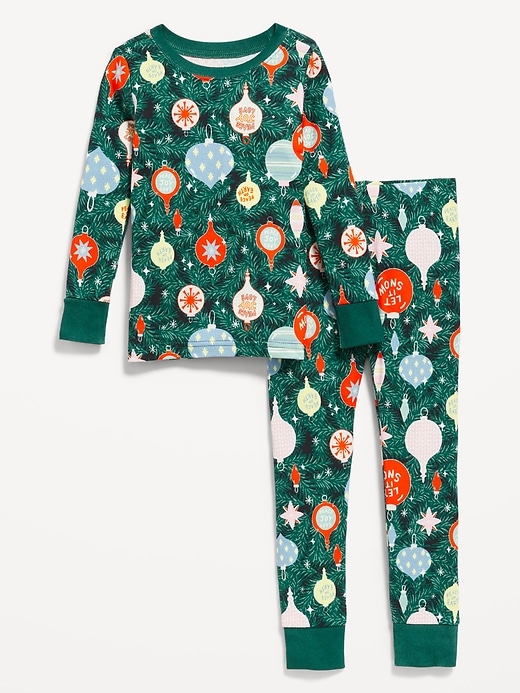 View large product image 2 of 4. Unisex Snug-Fit Pajama Set for Toddler & Baby