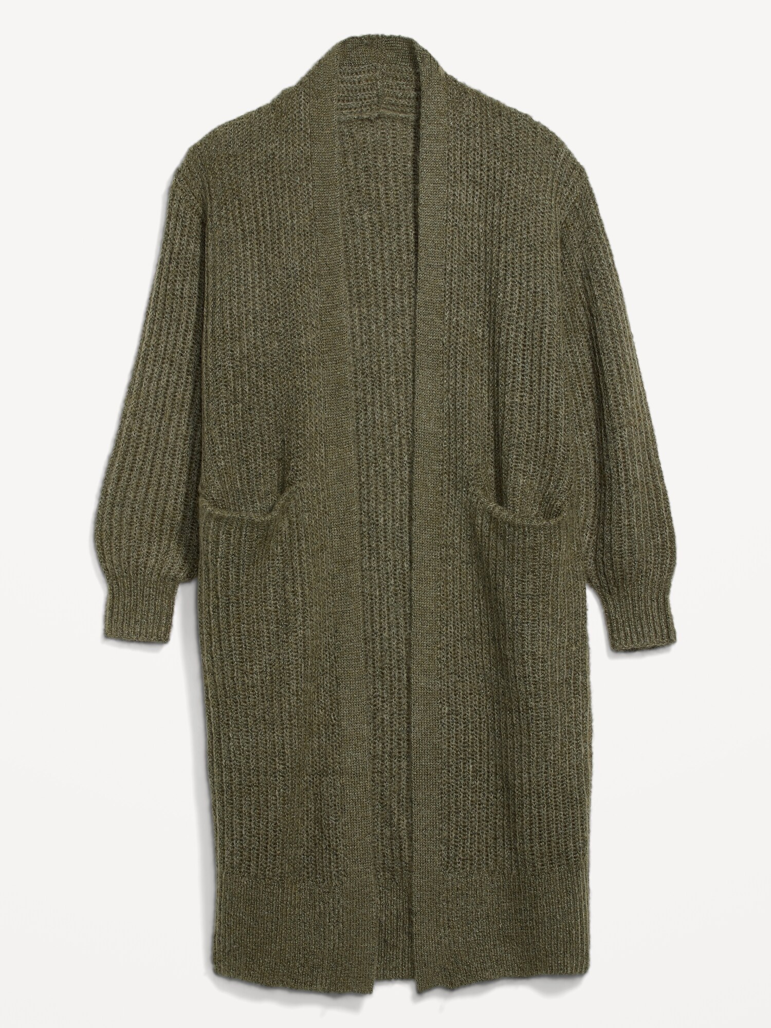 Cozy Long-Line Cardigan Sweater for Women | Old Navy