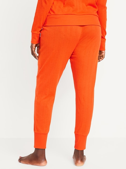 Image number 6 showing, High-Waisted Pajama Jogger Pants