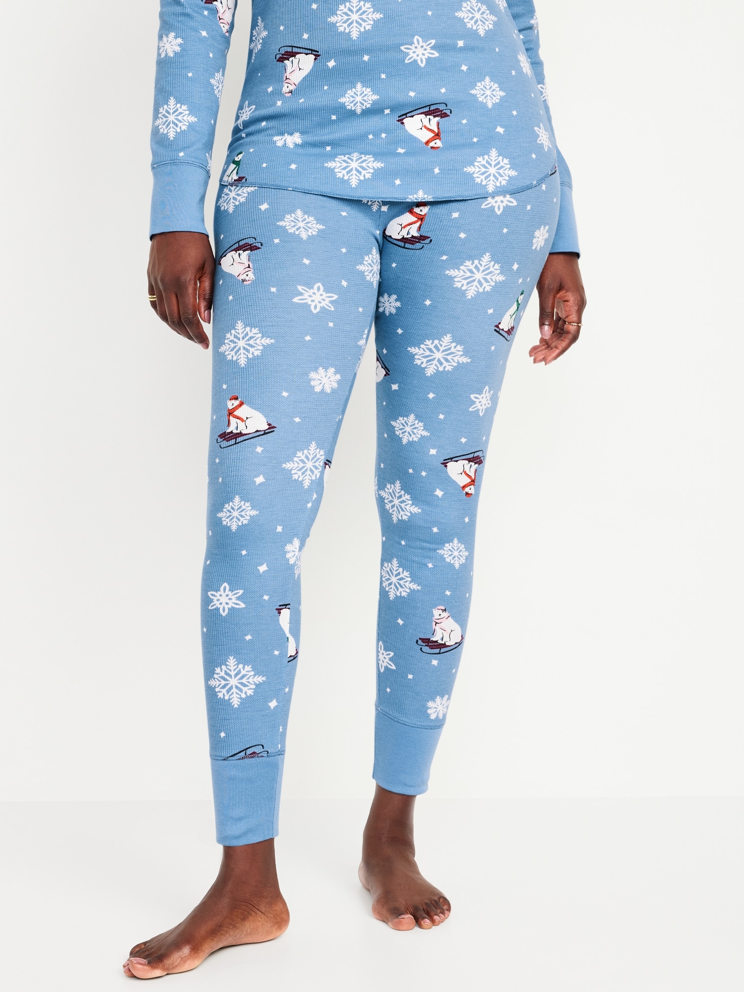 WaffleKnit Pajama Leggings Old Navy