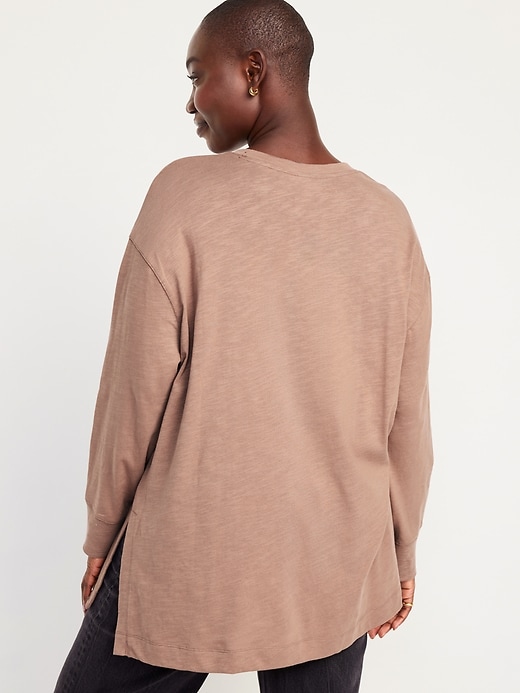 Image number 6 showing, Vintage Long-Sleeve Tunic T-Shirt