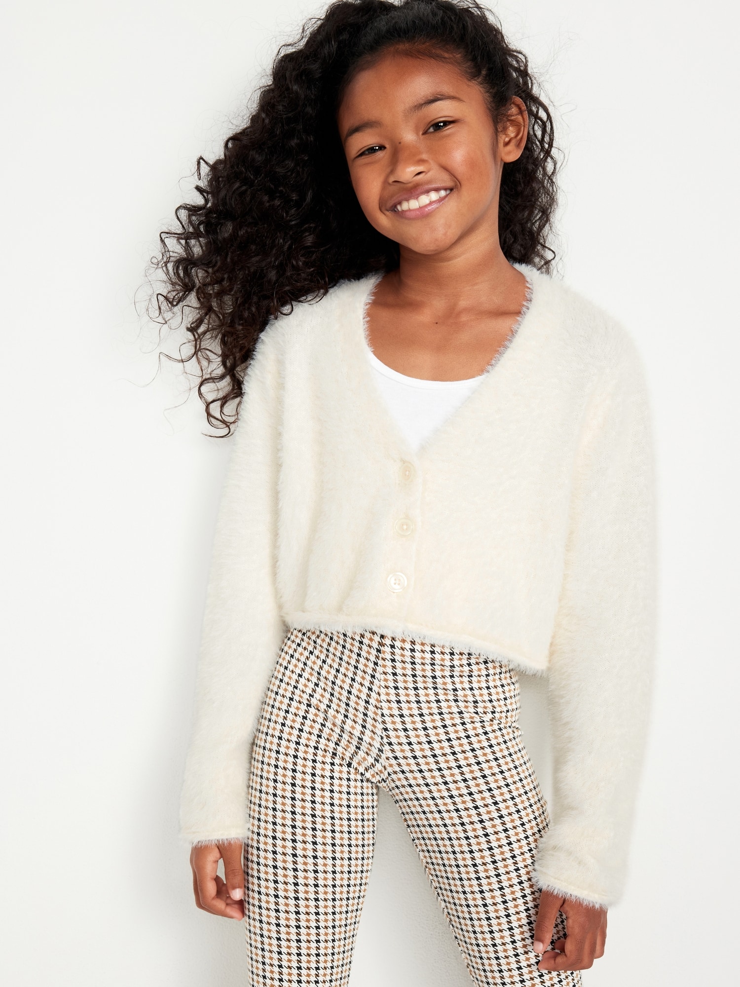 Girls clearance cropped sweater