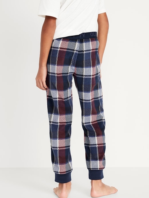 View large product image 2 of 4. Printed Micro Fleece Pajama Jogger Pants for Boys