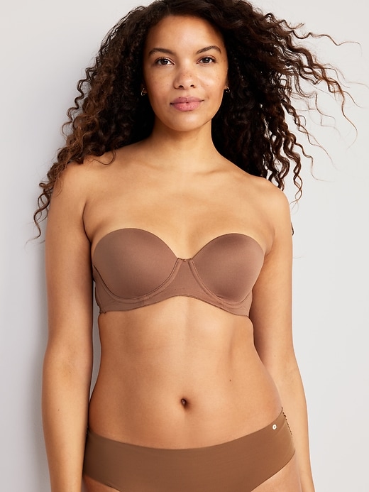 View large product image 1 of 6. Low-Coverage Convertible Strapless Underwire Bra