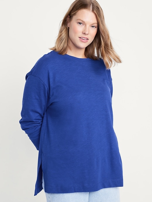 Image number 5 showing, Vintage Long-Sleeve Tunic T-Shirt