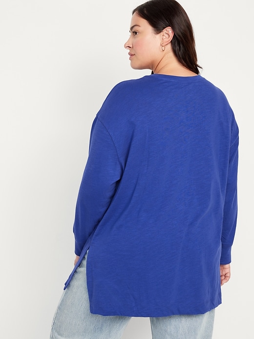 Image number 8 showing, Vintage Long-Sleeve Tunic T-Shirt