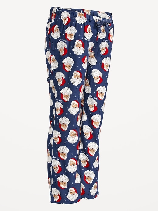 Image number 2 showing, Maternity Matching Flannel Pajama Pants